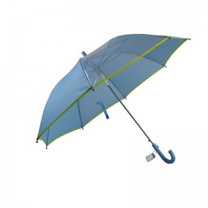 one panel see through blue advertising kid umbrella