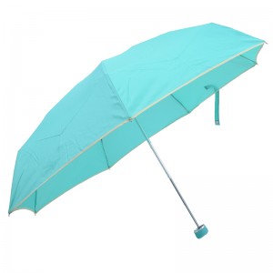 customized 5 fold light weight mini umbrella  for promotion