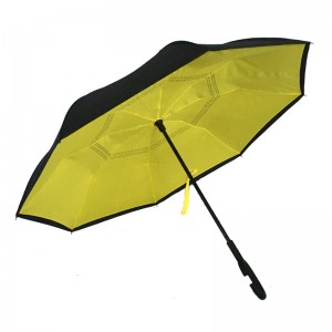 New Fashion Windproof Upside Down Car Umbrella Reverse Umbrella