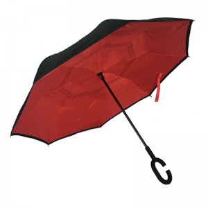 Hot Selling New Products Stock Custom Reverse Umbrella with logo prints