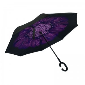 2019 Small OEM Order Accepted Manual open Upside Down Reverse Inverted Umbrella