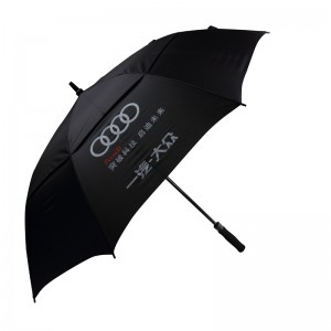 Subway Promotional Windproof Outdoor Double Layer Golf Umbrella