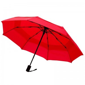 Double layers marketing item chinese umbrellas auto open and auto close 3 fold Rain Umbrella