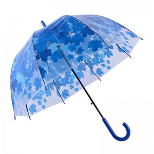 Clear children top rated wholesale market dome shape gifts POE material custom rain umbrella