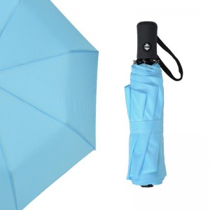 Folding up corporate gifts marketing auto open and close custom design 3 folding rain umbrella