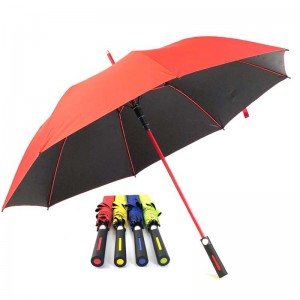 27 inch advertising colorful fiberglass frame Golf umbrella Single layer Auto open Umbrella