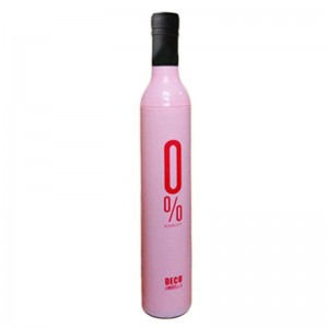 2019 chinese wholesaler cheap price bright colored cute bottle umbrella with printing
