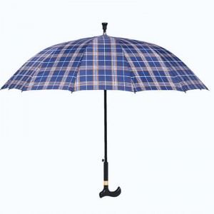 Design for old man walking stick umbrella with walking cane