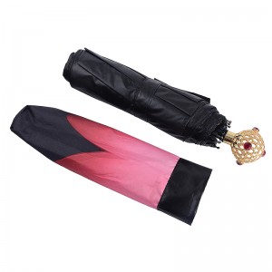 Fashion Sun protecting ball handle special umbrella outdoor 3 fold umbrella