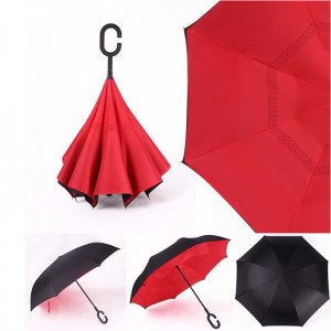 Wholesale distributors cars umbrella with reverse fold straight umbrella