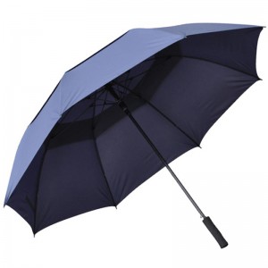 Automatic open umbrella with custom printing double layer golf umbrella