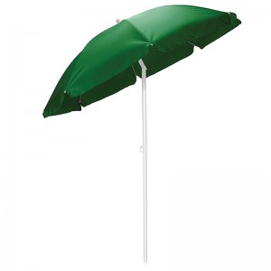 Promotional tilting beach umbrella with custom printing
