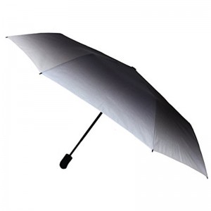 23inch promotional 3 fold automatic open and close gradient print umbrella