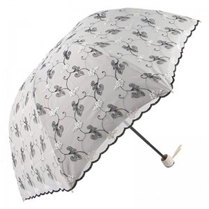 2019 new style umbrella manual open function 3 folding umbrella