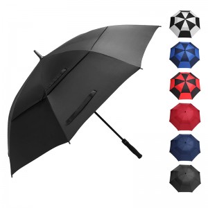 Custom printing Marketing promotional item automatic open golf umbrella