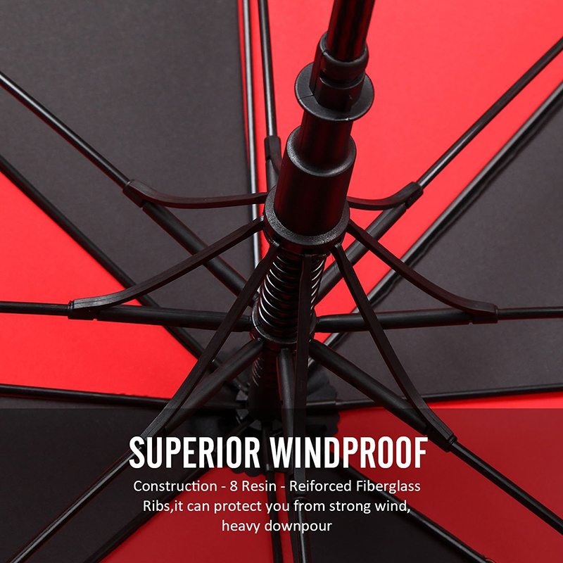 Custom printing Marketing promotional item automatic open golf umbrella