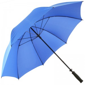 2019 best selling windproof fiberglass frame pongee fabric manual open golf umbrella